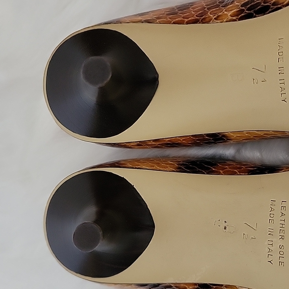 Gorgeous Bellofatto "Karina" Snakeskin Print heels - Picture 5 of 8